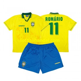Barn Fotballdrakter Brasil Romario 11 Hjemme Retro 1994 Kortermet